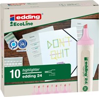 Markeerstift edding 24 Eco 2-5mm pastel roze 1 Stuk-1