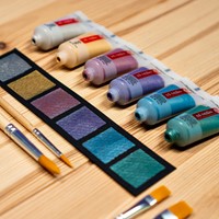 Acrylverf TAC Metallic 12ml set 6 kleuren 6 Stuk-3