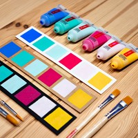 Acrylverf TAC Caribbean 12ml set 6 kleuren 6 Stuk-3