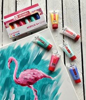 Acrylverf TAC Caribbean 12ml set 6 kleuren 6 Stuk-1