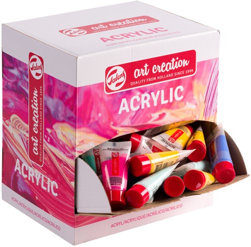 Acrylverf Talens Art Creation Caribbean 12ml dispenser 100 stuks assorti