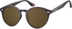 Zonnebril Montana met bruin rond glas turtle 1 Stuk