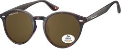 Zonnebril Montana met bruin polar rond glas turtle 1 Stuk