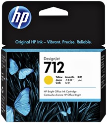 Inktcartridge HP 712 3ED69A geel 1 Stuk
