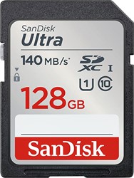 Geheugenkaart Sandisk SDXC Ultra 128GB 1 Stuk