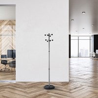 Kapstok BRASQ Monaco staand zilver/zwart 1 Stuk-1