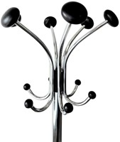 Kapstok BRASQ Brussel staand zwart/zilver 1 Stuk-2