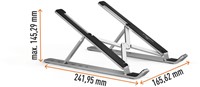 Laptopstandaard Durable FOLD 1 Stuk-2