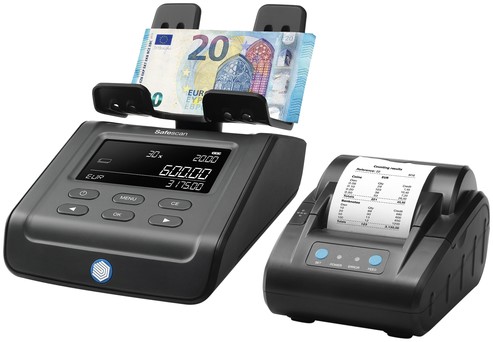 Geldtelweegschaal Safescan 6165 zwart 1 Stuk-2
