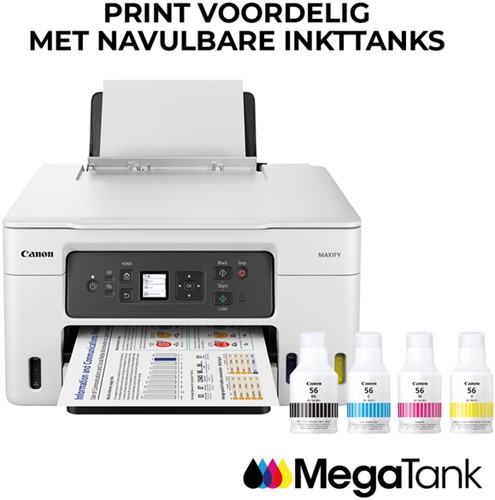 Multifunctional inktjet Canon MAXIFY GX3050 1 Stuk-3