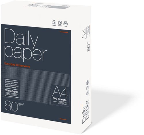 Kopieerpapier Daily Paper A4 80gr wit 500 vel 500 Vel-2