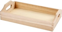 Dienblad Creativ Company hout 30x17x5cm 1 Stuk