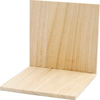 Boekensteun Creativ Company hout 15x15x15cm 1 Stuk