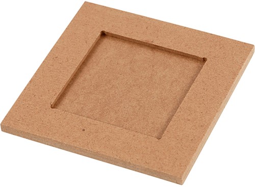 Collagelijst Creativ Company 10x10cm MDF 1 Stuk