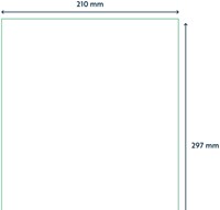 Etiket Qbasic A4 1.000 vel 210x297mm 1000 labels 1000 Vel-2