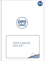 Label Dpd IEZZY A4 1.000 161.5x100mm 1000 Vel