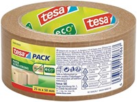 Verpakkingstape Tesa 56000 Eco papier 50mmx25m 1 Rol