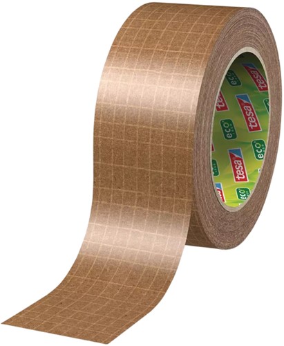 Verpakkingstape Tesa 56000 Eco papier 50mmx25m 1 Rol-2