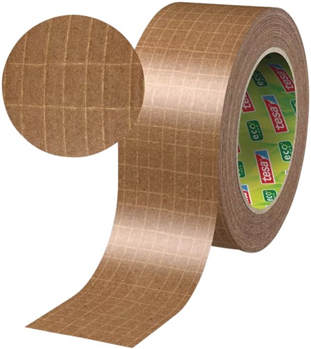 Verpakkingstape Tesa 56000 Eco papier 50mmx25m 1 Rol-3