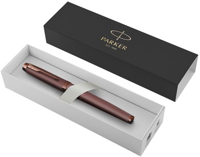 Rollerpen Parker IM Monochrome GT F bordeaux 1 Stuk-2