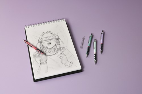 Vulpotlood rOtring Tikky 0.5mm orchidee paars 1 Stuk-1