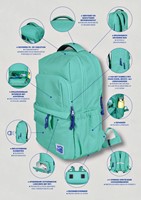 Rugzak Oxford 12 vakken zwart 1 Stuk-3