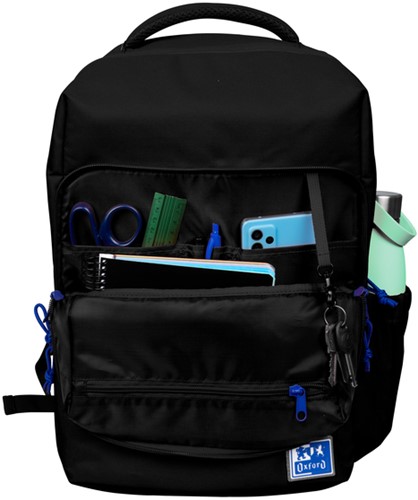 Rugzak Oxford 12 vakken zwart 1 Stuk-2