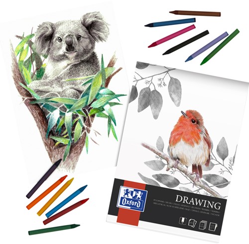 Tekenblok Oxford Drawing A4 40 vel 1 Stuk-2