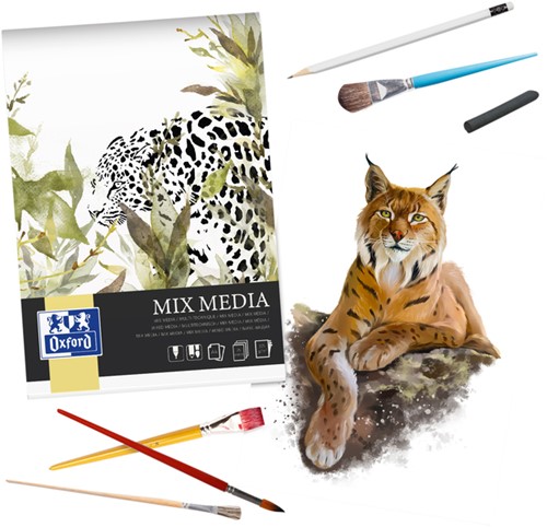 Tekenblok Oxford Mix Media A3 25 vel 1 Stuk-2