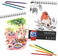 Tekenblok Oxford Drawing A4 50 vel spiraal 1 Stuk-2