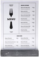 Kaarthouder Europel A4 Polystone antraciet 1 Stuk-3