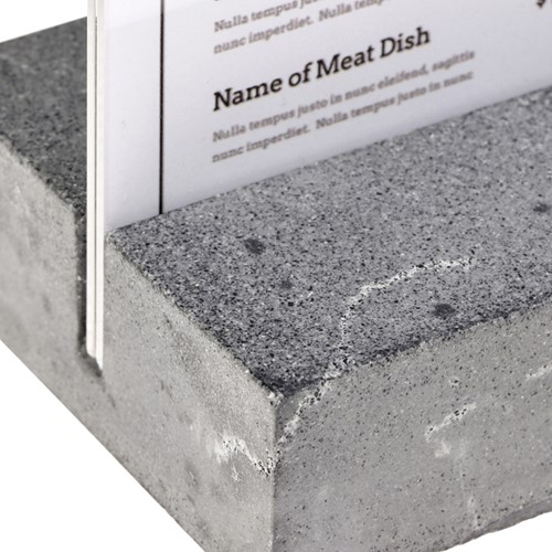 Kaarthouder Europel A4 Polystone antraciet 1 Stuk-1