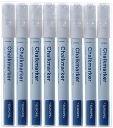 Krijtstift Europel 3mm wit 8 Stuk