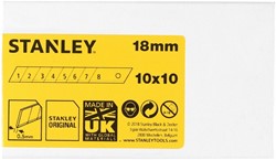 Afbreekmesjes Stanley 18mm 10 stuks x 10 100 Stuk