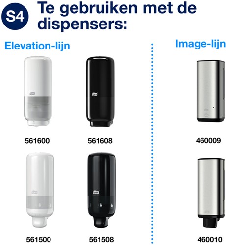 Handdesinfectie Tork S4 Premium alcoholgel 1000 ml 1000 Milliliter-2
