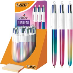 Balpen Bic 4kleuren gradient M assorti 1 Stuk