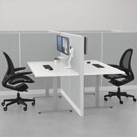 Monitorarm Fellowes Eppa Crossbar wit 1 Stuk-3