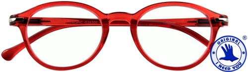 Leesbril I Need You +3.00 dpt Tropic rood