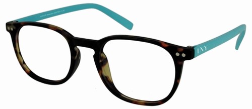 Leesbril I Need You +3.00 dpt Junior Selection bruin-turquoise-2