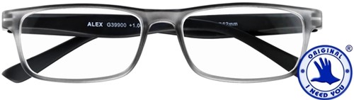 Leesbril I Need You +3.00dpt Alex antraciet-zwart 1 Stuk
