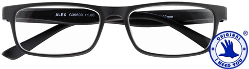 Leesbril I Need You +2.50dpt Alex zwart 1 Stuk