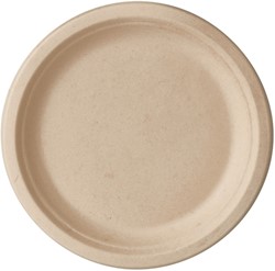 Bord IEZZY PF 170mm suikerriet naturel 50 Stuk