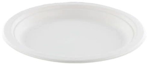 Bord IEZZY Ø170mm suikerriet wit 50 Stuk