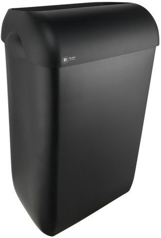 Afvalbak BlackSatino open inworp 43 liter zwart 1 Stuk