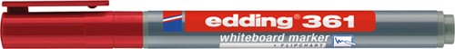 Whiteboardmarker edding 361 rond 1mm rood 1 Stuk-2