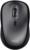 Muis Trust Yvi+ draadloos eco zwart 1 Stuk-2