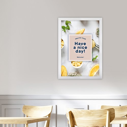 Kliklijst Europel A3 25mm mat wit 1 Stuk-3