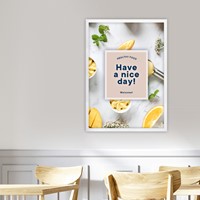 Kliklijst Europel A2 25mm mat wit 1 Stuk-3