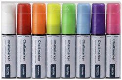 Krijtstift Europel 15mm assorti etui 8 stuks 8 Stuk