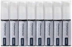 Krijtstift Europel 15mm wit etui 8 stuks 8 Stuk